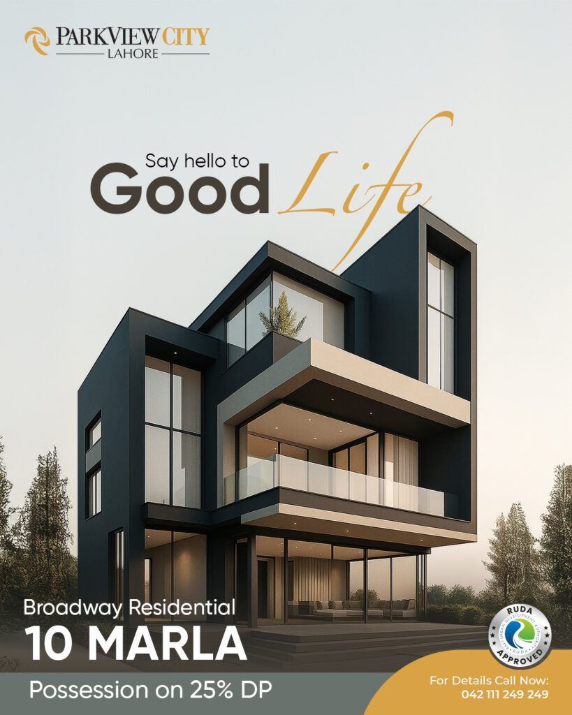 Broadway Residential Block Park View City Lahore